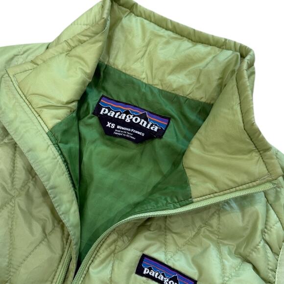 Patagonia Nano Puff Vest in Light Green - Picture 5 of 6